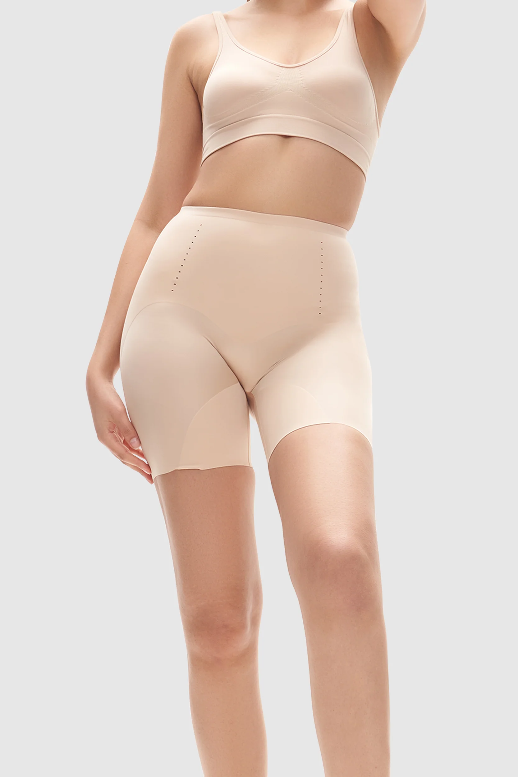 Ro & Zo x Heist || Sculpting Perforated Highlight Shorts